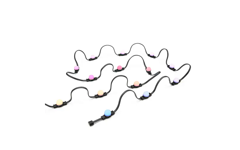 Color Kinetics. Flex Compact Pro Exterior flexible strands of high-intensity nodes with intelligent RGBiW light.