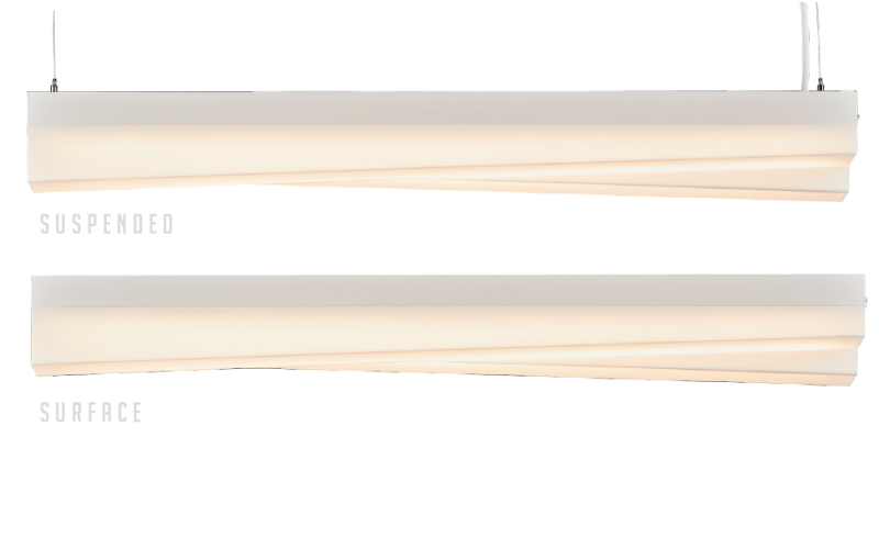 Chameleon Lighting. ZZ. ZIGZAG – LINEAR SURFACE.