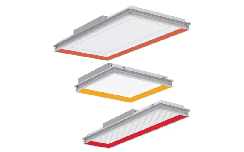 Corelite. PTR. Perceive Recessed LED 1' x 4', 2' x 2', 2' x 4'.