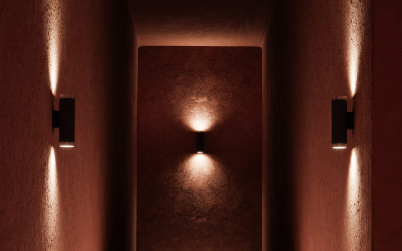 Coronet. NUDROP.SC.UPDN. NuDrop Sconce 2.5 indirect/direct.