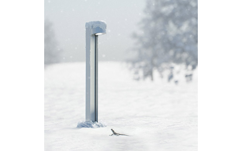 Designplan. Dan M-120 Stainless Steel LED Bollard.