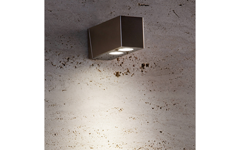 Designplan. FIXED M-02 Stainless Steel LED Wall Mount.