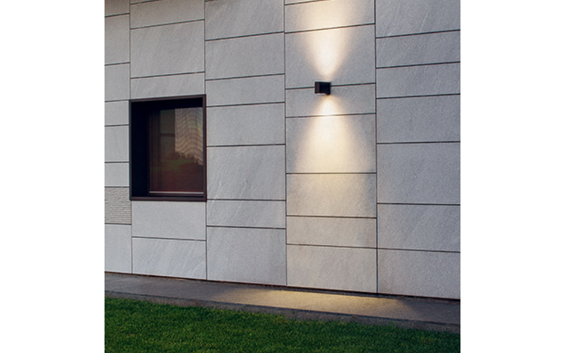 Designplan. FIXED B-02 Stainless Steel LED Wall Mount.