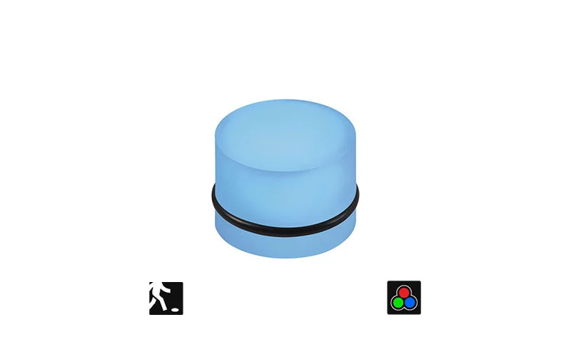 Designplan. Goccia 2.8 Round LED In-Grade / Wall Mount, RGB, IP65, IP68.