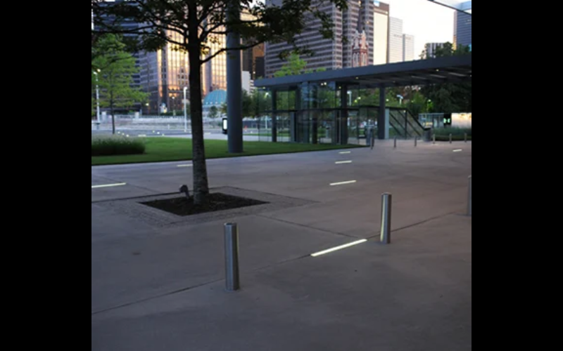 Designplan. LL3 2.0', 3.0', 4.0' LED In-grade Uplight Driveover IP68 / IP69.