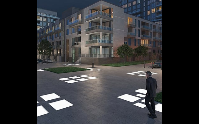 Designplan. MIN / MAX Quadrato In-Grade LED Driveover 5 sizes IP67.