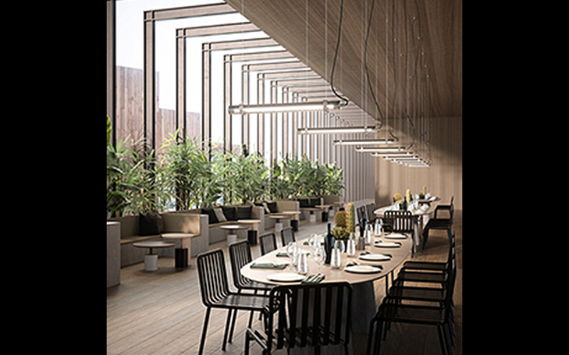 Trevi S 2.3 Linear Suspended LED IP65, IP68. by Designplan