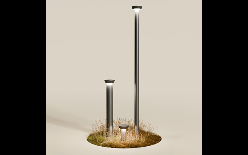 Designplan. CUP POLE LED Post Mounted Ø6.3'' IP66.