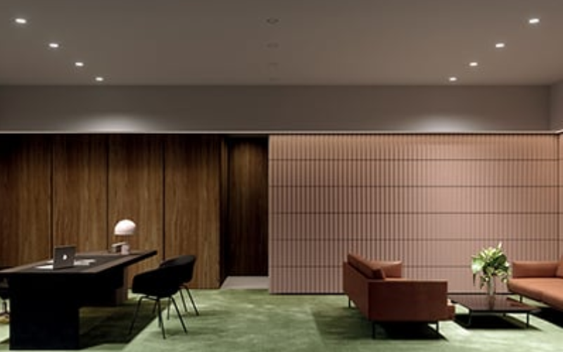 Designplan. Reverso Recessed Motorized LED Downlight, AirCoral®, Ø2.0'' 6W, IP20.