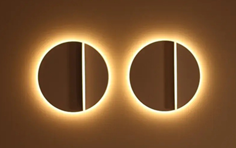 Designplan. Cosmopolitan Round LED Wall Mount, Ø9.3'' x 0.4'', 6W, 429 lm, IP20.