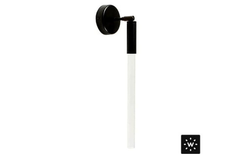 Designplan. Candle LED Wall Mount, 3W, 3.9'' x 5.1'' x 17.7'', 375 lm, IP20.