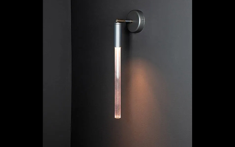 Designplan. Candle LED Wall Mount, 3W, 3.9'' x 5.1'' x 17.7'', 375 lm, IP20.