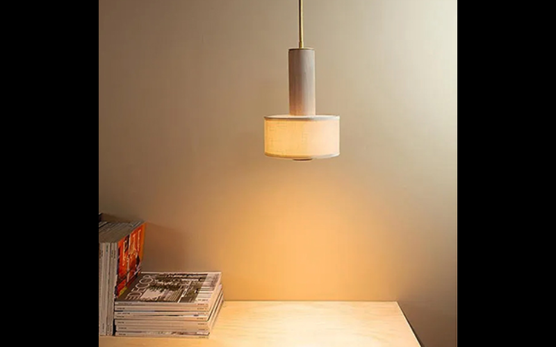 Designplan. Tessuto Wood LED Pendant, 5W, Ø2.4'' Head / Ø7.9'' Shade / Up to 6.6' Wire, 660 lm, IP20.