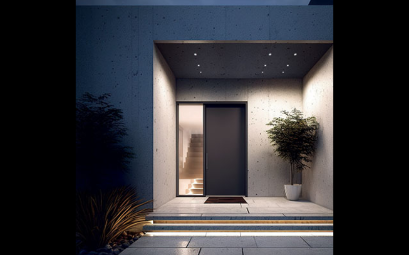 Designplan. Genius Concrete IP65 LED Downlight, Ø0.9'', 6W, 442 lm, IP65.