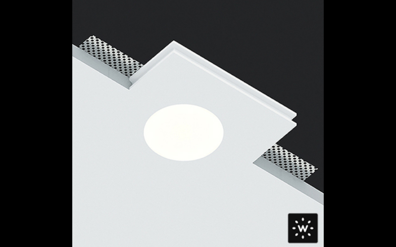 Designplan. Slice Round Recessed LED Downlight, AirCoral®, 8.5W, Ø2.4'', 612 lm, IP40.