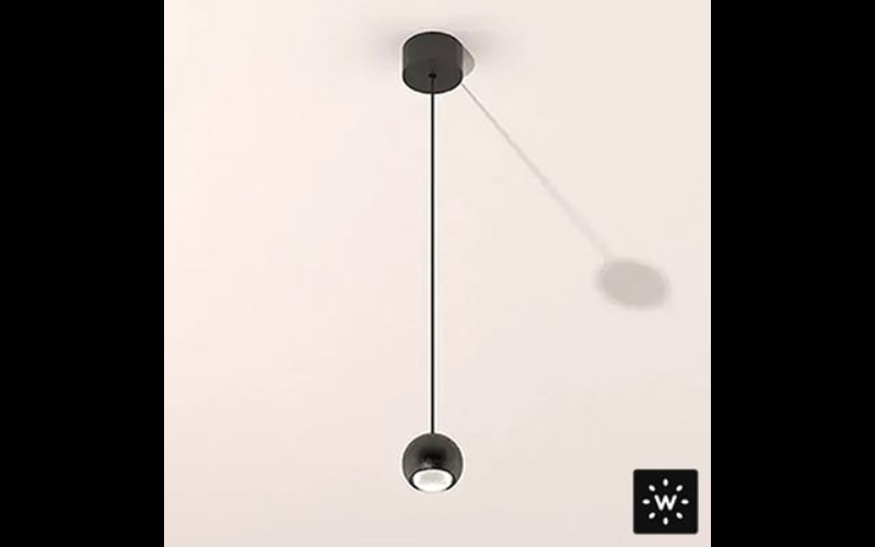 Designplan. Berrier Junior Suspended LED Pendant, 2.95'' Head x 66.9'' Max Length, 4W, 234 lm, IP20.