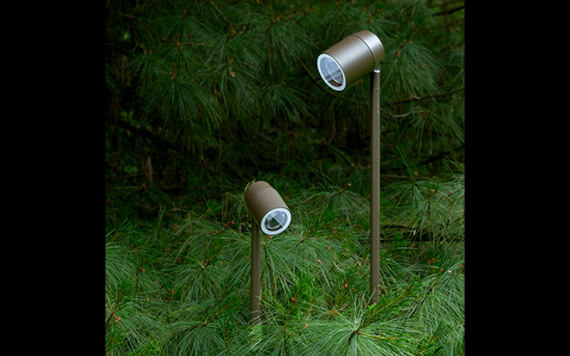 Designplan. SPY 35 LED Floodlight, Ø1.4'' x 4 heights with base, 3.5W, 265 lm, IP66.