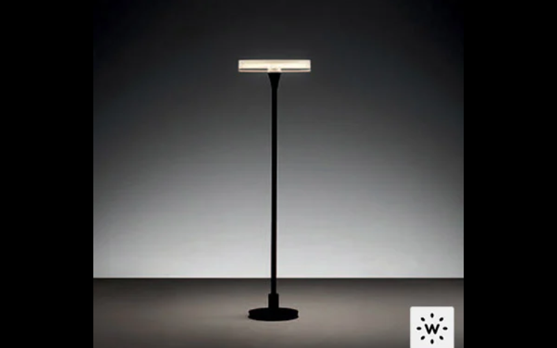 Designplan. Lila LED Bollard, Ø5.1'' x 16.9'' or 28.7