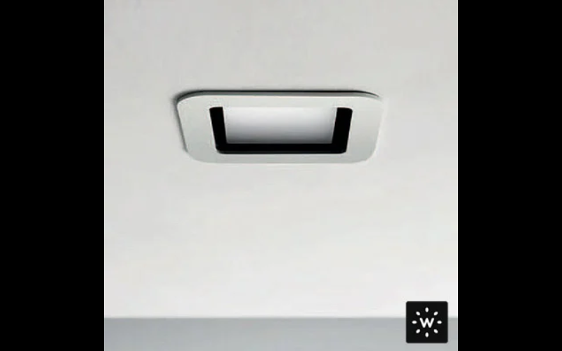 Designplan. Talon Recessed LED Downlight, 3.9” Sq., 10.7W / 800 lm, 5.8W / 506 lm, IP65.