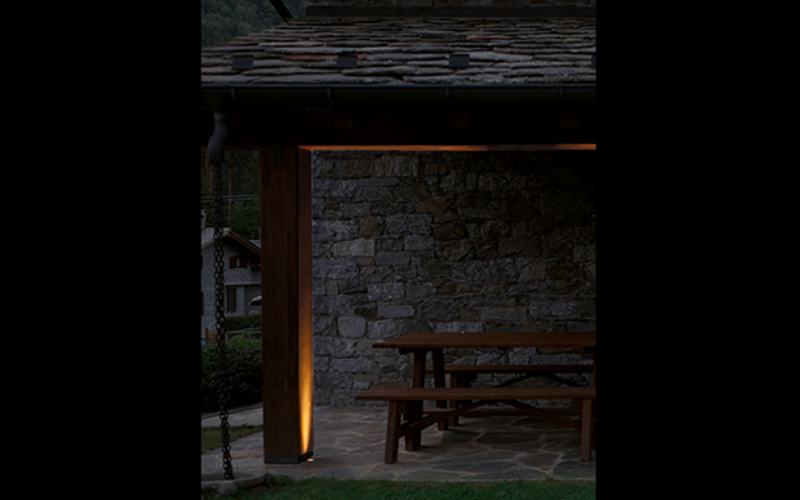 Designplan. Zero 45 LED In-Grade or Recessed Wall, Ø1.8'', 3W, 236 lm, IP67.