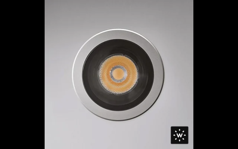 Designplan. Zero 110 LED In-Grade or Recessed Wall, Ø4.3'', 12W, 1143 lm, IP67.