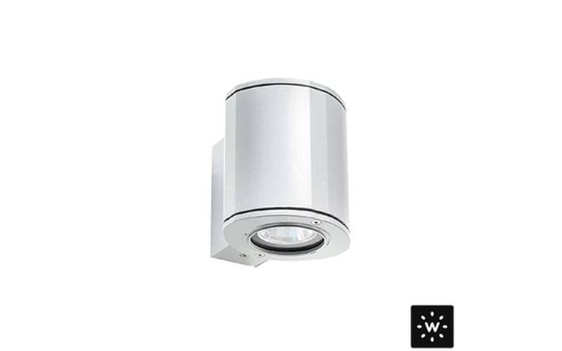 Designplan. Mok Mini Wall Single LED Surface Mount, Ø4.3'' x 4.7'', 11W, 765 lm, IP66, IP68.