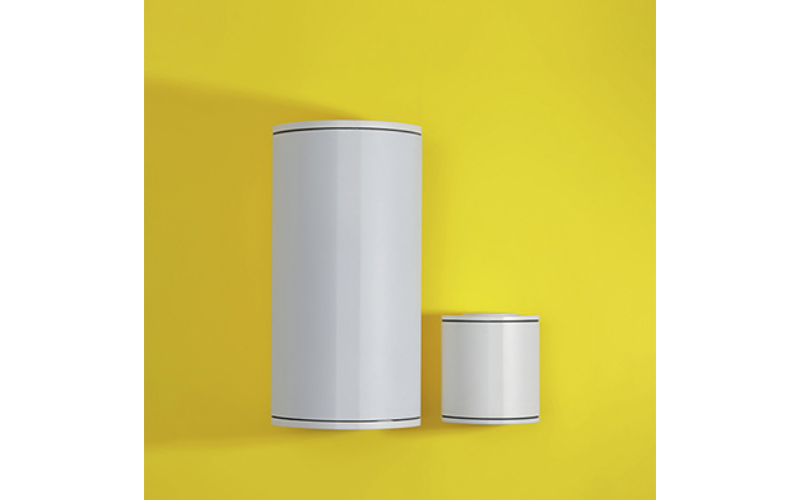 Designplan. Mok Mini Wall Single LED Surface Mount, Ø4.3'' x 4.7'', 11W, 765 lm, IP66, IP68.