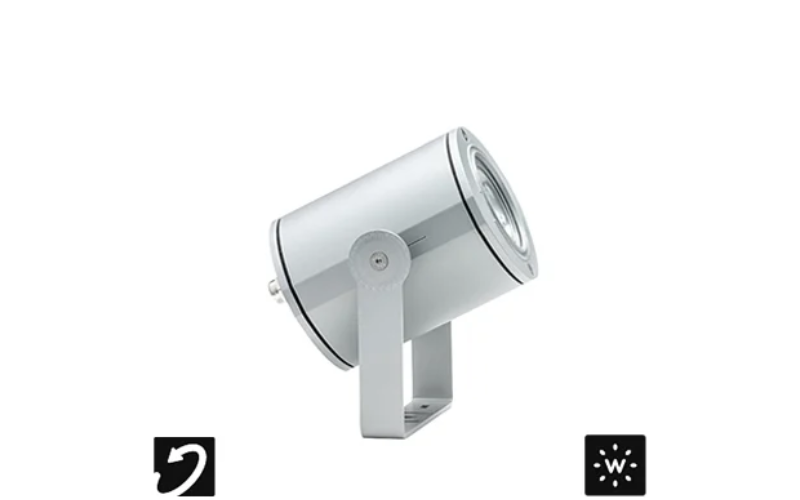 Designplan. MOK MINI Adj. LED Floodlight, Ø4.3'' x 4.8'', 11W, 765 lm, IP65, IP68.