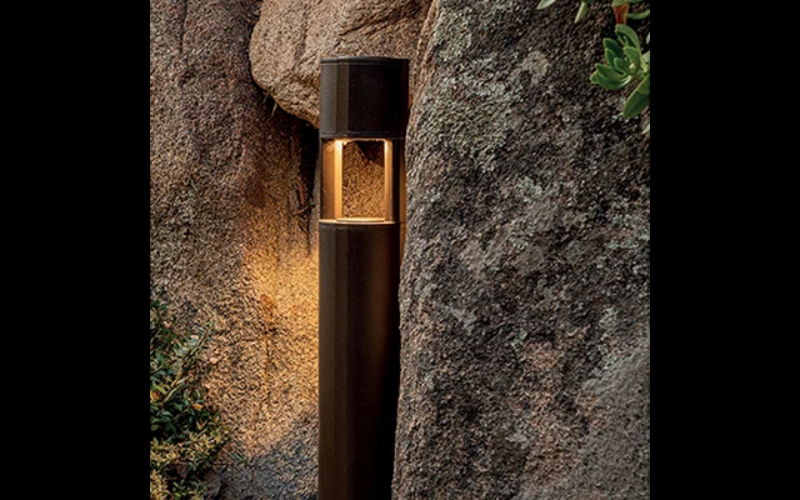 Designplan. MOK Bollard 1000, 360° Emission, Ø6.6'' x 41.9'', 22W, 1585 lm, IP65, IP68.