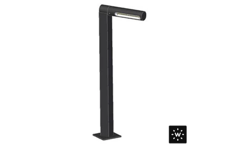 Designplan. Muse Capsule Bollard, Ø1.4'' x 6.7'' (Head), 3 Heights, 5W, 600 lm, IP65.
