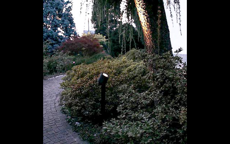 Designplan. Muse Spot 01 Bollard 800 LED, Ø3.9'' x 31.5'', 12W, 1288 lm, IP65.