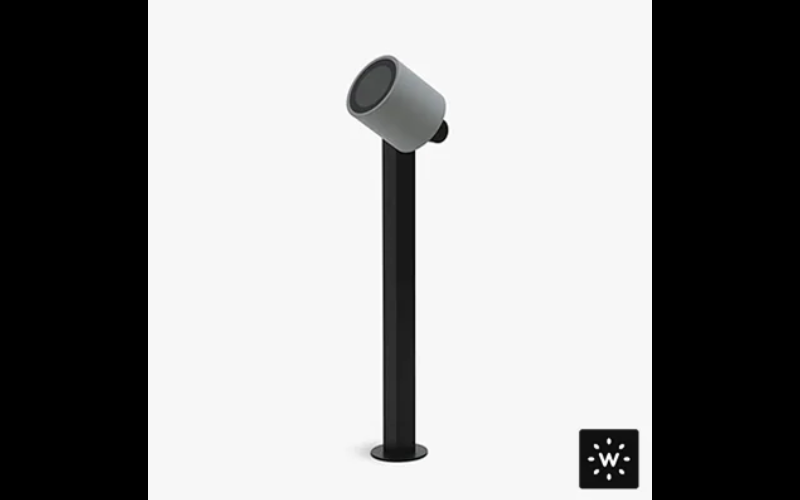 Designplan. Muse Spot 01 Bollard 500 LED, Ø3.9'' x 19.7'', 12W, 1288 lm, IP65.