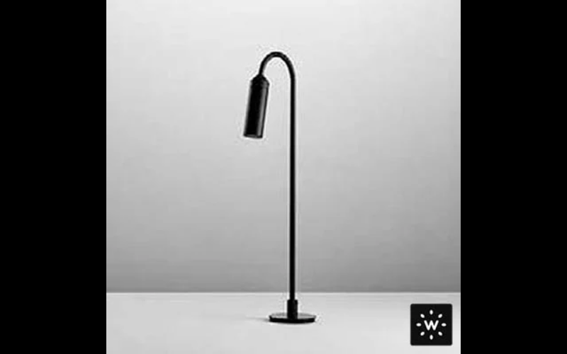 Designplan. Muse Spot 02 Bend-Shape Stem 19.7'' LED, Ø1.4'' x 4.9'' Head, 2W, 236 lm, IP65.