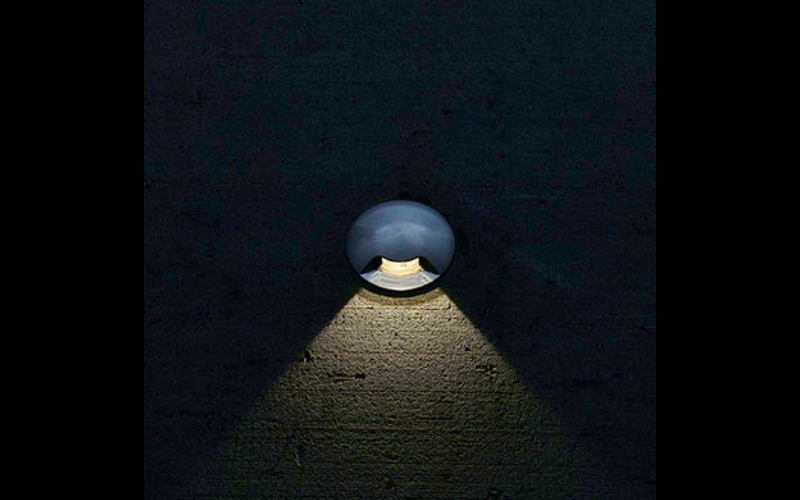 Designplan. Cupola 1 Single Beam LED In-Grade Uplight, Driveover Rated, Ø3.1'', 4W, IP67.