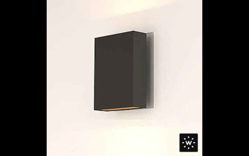 Designplan. Boa Wall Up / Down LED Wall Mount, 5.9'' x 7.9'' h, 7W, 300 lm per beam, IP20.
