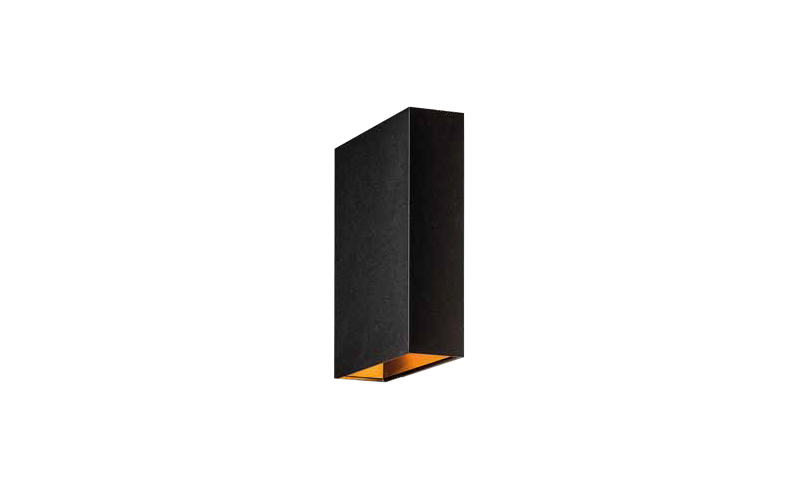 Designplan. Boa Wall Up / Down LED Wall Mount, 5.9'' x 7.9'' h, 7W, 300 lm per beam, IP20.