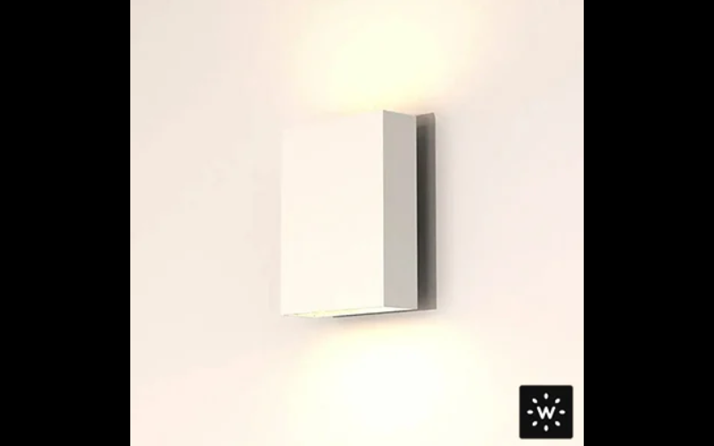 Designplan. Boa Wall Out LED Wall Mount, 5.9'' x 7.9'' h, 7W, 700 lm, IP65.
