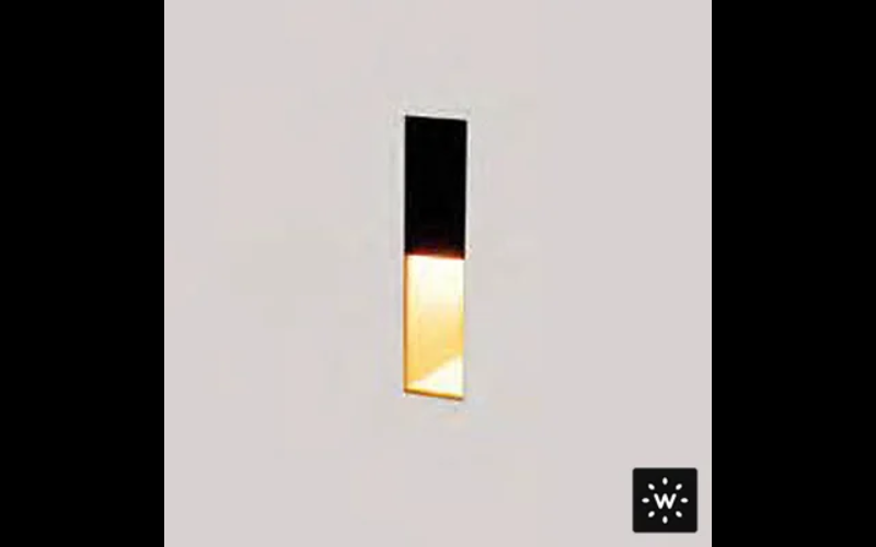 Designplan. Boa Wall Trimless Recessed LED, 1.7'' x 5.6'' h, 7W, 300 lm, IP20.