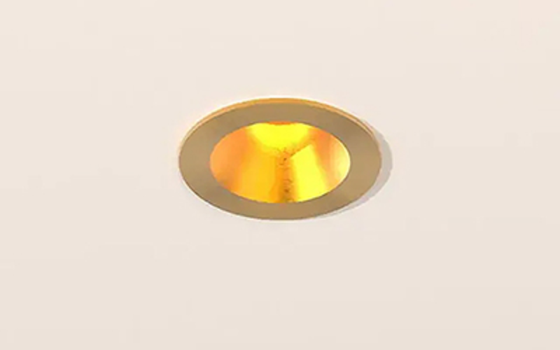 Designplan. Micro Helax Recessed LED Downlight, Ø1.9'', 3.8W (Static) 450 lm / 4.3W (DimWarm) 389 lm, IP20.