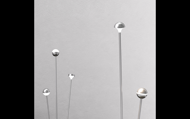 Designplan. Do 1 LED Bollard, Stainless Steel, Ø1.8 x 3 heights, 1W, 81 lm, IP66.