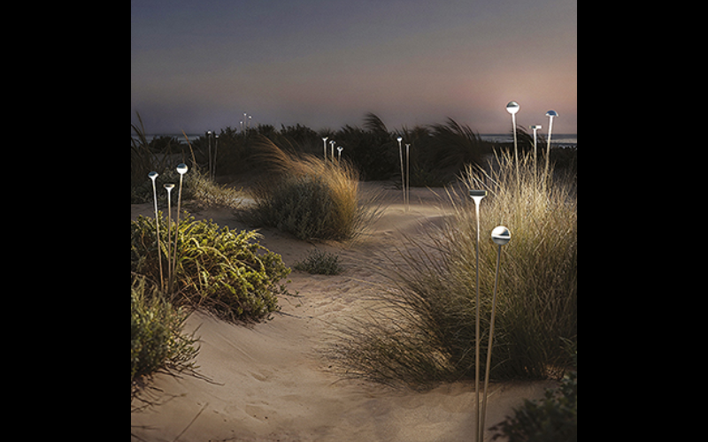 Designplan. Do 1 LED Bollard, Stainless Steel, Ø1.8 x 3 heights, 1W, 81 lm, IP66.