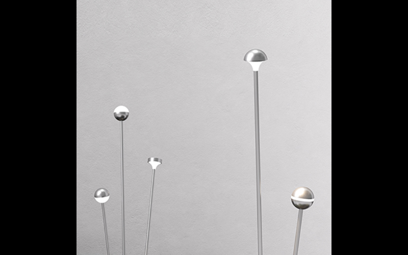 Designplan. Do 3 LED Bollard, Stainless Steel, Ø1.8 x 3 heights, 1W, 24 lm, IP66.