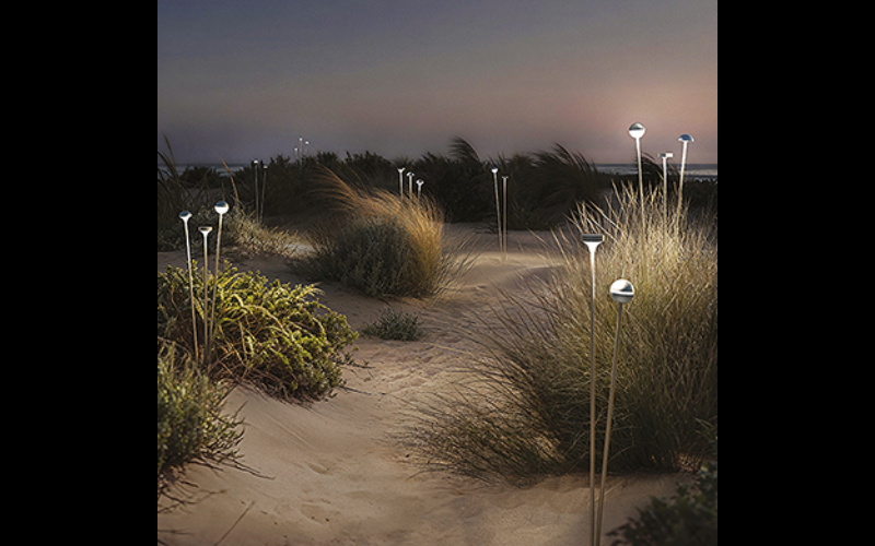 Designplan. Re 2 LED Bollard, Stainless Steel, Ø1.8 x 3 heights, 1W, 86 lm, IP66.