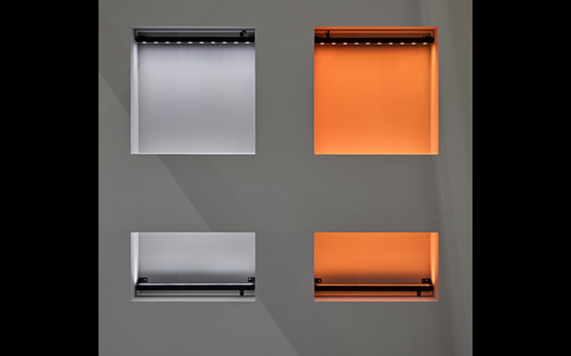 Designplan. Neva Pro 8.0-8.2 Recessed LED Linear Profile, RGBW, Various Lengths, 23-57W, IP66/IP67.