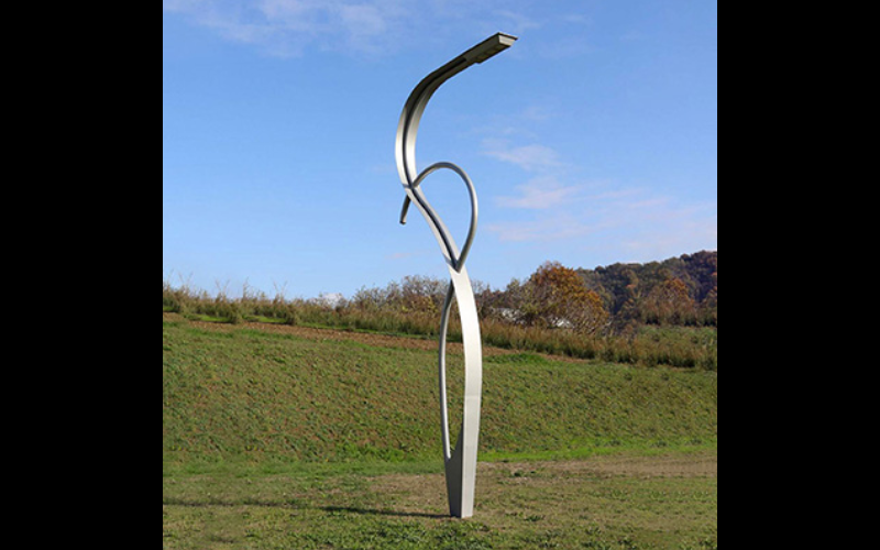 Designplan. FLOW Pole / Lamppost, 26W or 52W, 8.0' h, 3500-7500 lm, IP66.