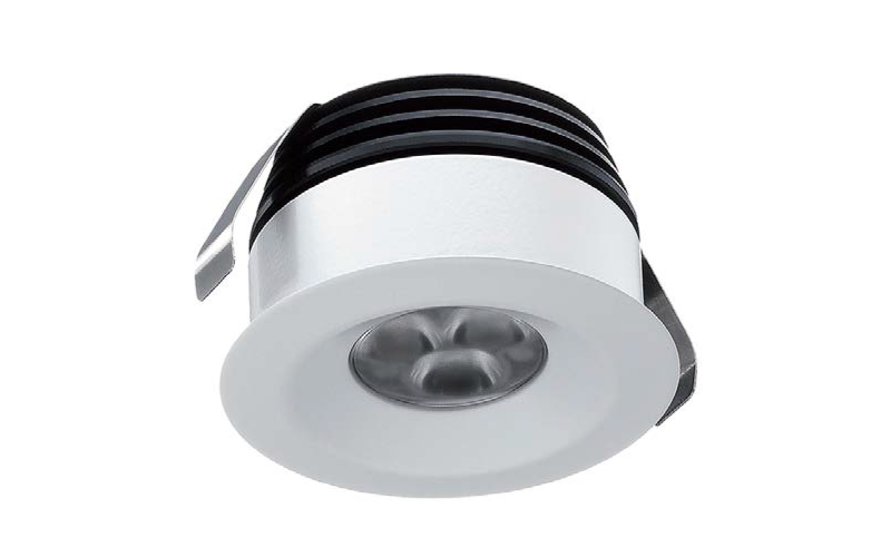 Esem Mid 1.6 LED Recessed Downlight, Ø1.8'', 3W, 24VDC, IP40. by Designplan