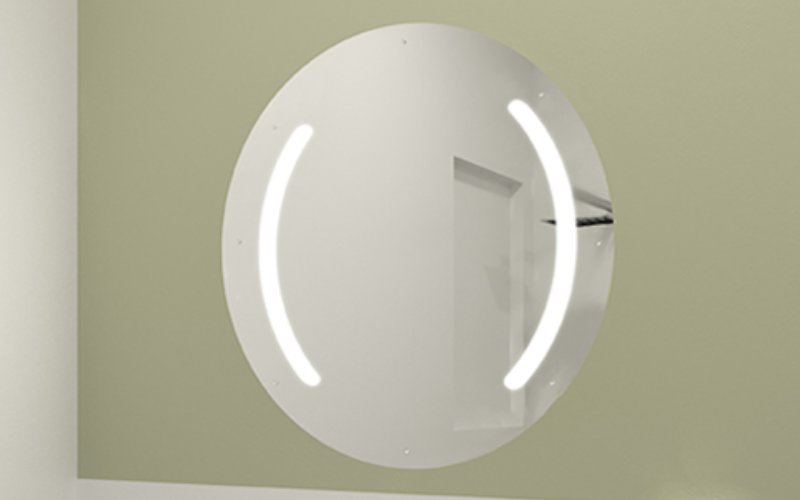 Electric Mirror. PLA. Placid Polycarbonate Lighted Mirror.