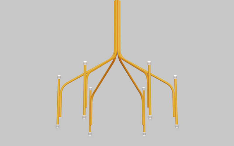 Eureka Lighting. 4491-48. TULIP Ceiling Suspended.