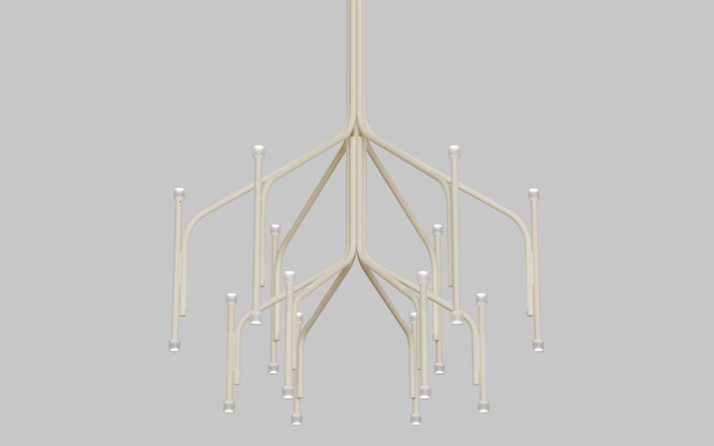 Eureka Lighting. 4492-48. TULIP Ceiling Suspended.