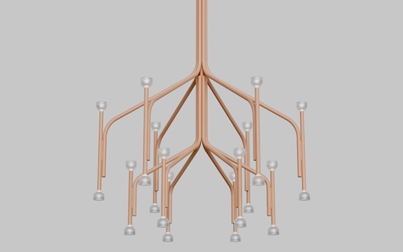 Eureka Lighting. 4492-48. TULIP Ceiling Suspended.